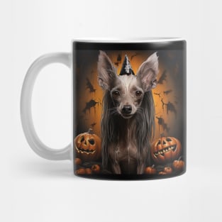 Chinese Crested Dog Halloween Mug